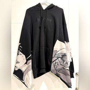 Dolls Kill X Inuyasha Collab Oversized Kimono Hoodie